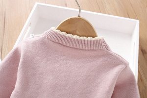 Детский костюм: кофта + юбка, цвет розовый