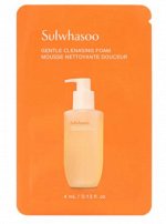 Нежная пенка для умывания SULWHASOO GENTLE CLEASING FOAM MASQUE MOUSSE NETTOYANTE DOUCEUR (4ML*1 SAMPLE)