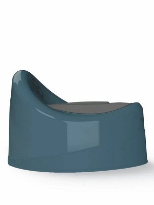 Горшок детский с крышкой  AMAROBABY Fort, бирюзовый