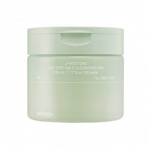 Очищающие пэды для снятия макияжа Ji Woo Gae One Step Mild Cleansing Pad, 60 шт. (225 мл)