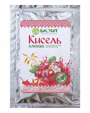КИСЕЛЬ КЛЮКВА