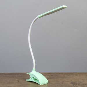 Лампа на прищепке "Змейка" 1Вт 14 LED USB зеленый 9х3.5х42 см