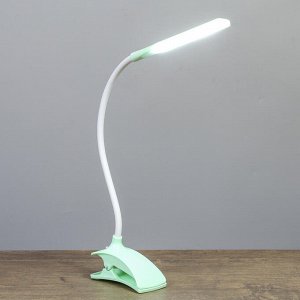 Лампа на прищепке &quot;Змейка&quot; 1Вт 14 LED USB зеленый 9х3,5х42 см
