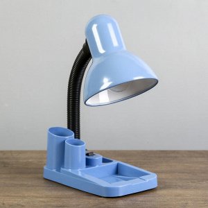 Лампа настольная «Мудрец» Е27 40W, 220 В синий 18x11.5x33 см RISALUX