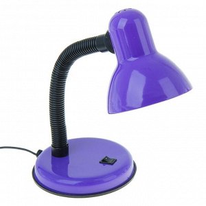 Лампа настольная Е27. с выкл. (220В) фиолетовая (203В)