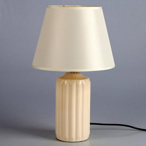 Лампа настольная "Галия" бежевый 1x40W E14 25x25x39.5 см