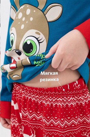 Детская новогодняя пижама Happyfox