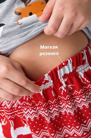 Детская новогодняя пижама Happyfox