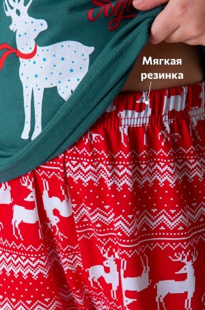 Детская новогодняя пижама Happyfox