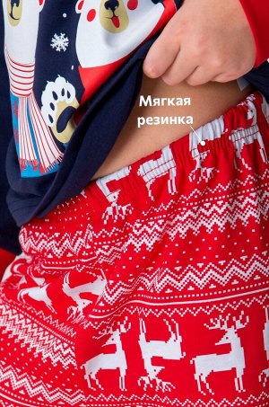 Детская новогодняя пижама Happyfox
