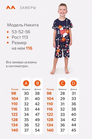 Детская новогодняя пижама Happyfox