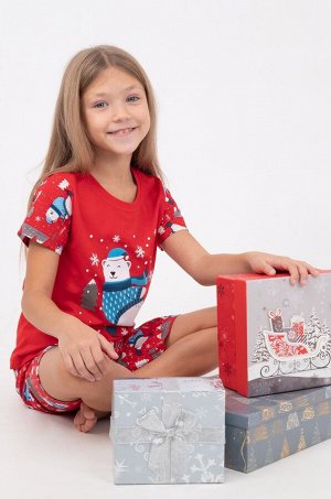 Детская новогодняя пижама Happyfox