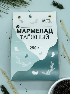 МАРМЕЛАД сосновый (250 гр): "ТАЁЖНЫЙ", (ф/п, шубер)