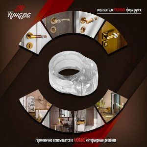Дверной ограничитель на ручку ТУНДРА, PVC