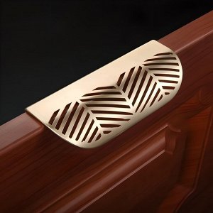 Ручка CAPPIO, м/о 96 мм, с узором, цвет матовое золото