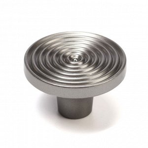 Ручка кнопка CAPPIO PK111, D=38 мм, пластик, цвет графит