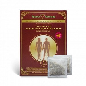 Сбор в фильтр пакетах № 22 для похудения