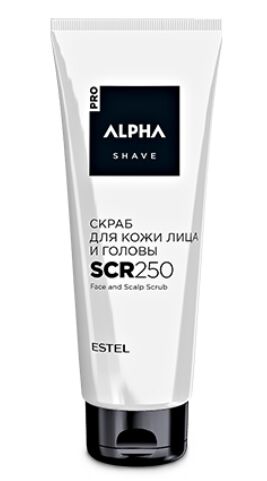 Эстель Скраб для кожи лица и головы ALPHA ,Estel