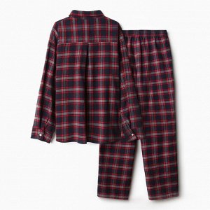 Пижама женская (рубашка и брюки) KAFTAN размер, синий