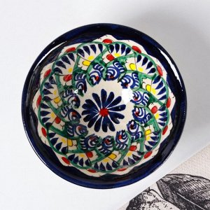 Пиала узбекская Риштанская Керамика «Узоры», 200 мл, d=11 см, МИКС