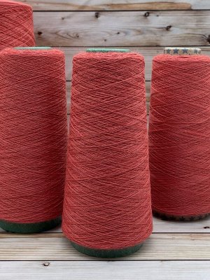 Пряжа для вязания  100 гр., Folco 50% меринос 50% акрил 1600м/100г Коралл
