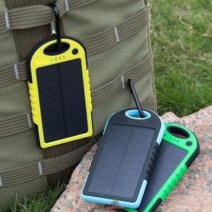 Портативный солнечный аккумулятор E-Power Bank 10000 mah Желтый