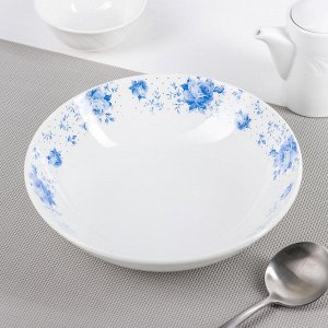 Тарелка суповая 330 мл &quot;Соната. Кантри&quot;, синие цветы