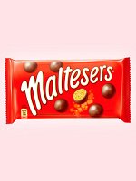 Шоколадное драже с хрустящим центром Maltesers  /  Шарики Мальтизерс в молочном шоколаде 37 гр