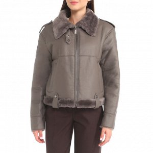 Женская дубленка ladies zip coat