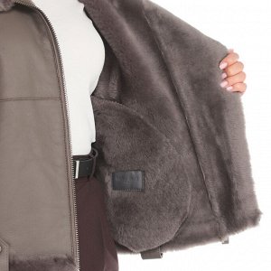Женская дубленка ladies zip coat
