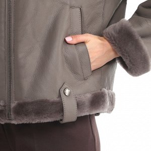 Женская дубленка ladies zip coat