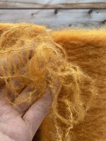 Пряжа для вязания 100 гр., Altero comfort 52% бэби альпака 32% полиакрил 14% полиамид 2% эластана  600м/100гр Miele (оранжевый)