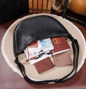 Fashion & Bags Сумка мужская, через плечо, натуральная кожа