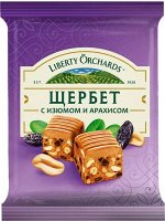 Щербет Liberty Orchards с изюмом и арахисом 140г