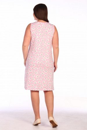 Сорочка кулирка С-333-розовая