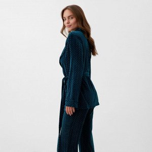 Жакет женский KAFTAN "Бархат" размер, зеленый