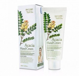 [3W CLINIC] Крем д/рук увлажняющий с экстрактом АКАЦИИ Acacia Hand Cream, 100 мл