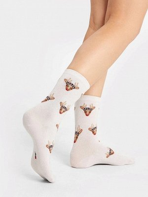 НОСКИ ЖЕНСКИЕ НОВОГОДНИЕ (3 пары)