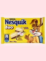 Шоколад Nesquick DUO белый и молочный 70 гр