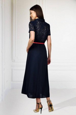 Платье Платье МиА-Мода 1019-2 
Состав ткани: ПЭ-100%; 
Рост: 164 см.

Помимо моделей, полностью выполненных из ажурной ткани, дизайнеры представляют варианты с частичной кружевной отделкой. Изящное м