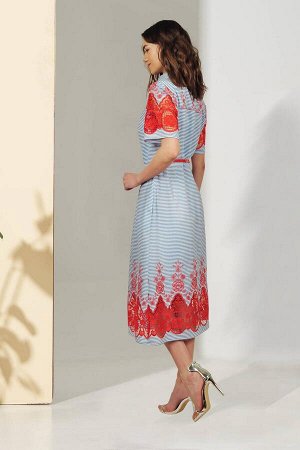 Платье Платье МиА-Мода 1048 
Состав ткани: Хлопок-100%; 
Рост: 164 см.

Платья с вышивкой ришелье &ndash; это всегда восхитительные и женственные образы, позволяющие выглядеть роскошно и привлекатель