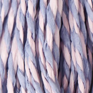 Пряжа для вязания спицами, крючком 100% целлюлоза Softino Raffia Color Melange, кручёная, сиреневый закат, 10 м ±2 м