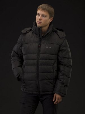 Куртка зимняя мужская WHS Д-707 (черный клетка) Черный
