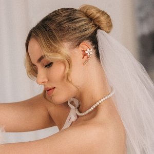 Бусы «Новый стиль» жемчужины с завязкой, цвет белый 40 см