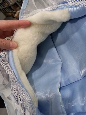 Конверт одеяло на выписку зимний комплект из 6 предметов цвета при заказе