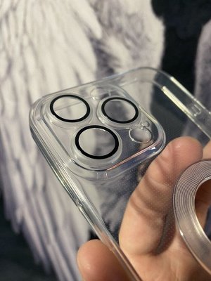 Силиконовый прозрачный чехол на телефон Iphone 13 и 14 и 15 Series