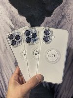 Силиконовый прозрачный чехол на телефон Iphone 16 Series