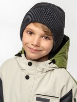 Шапка 11м11125 черный/джинс черный/джинс