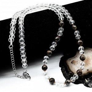 Бусы с тигровым глазом из циркона рондель гр.6*5мм, 46см