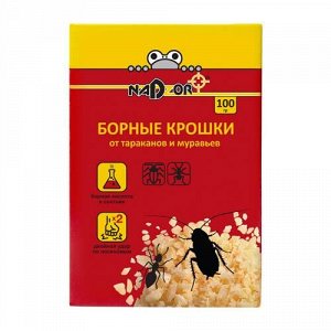 Борные Крошки Nadzor 100гр (1уп/24шт) от тараканов и муравьёв